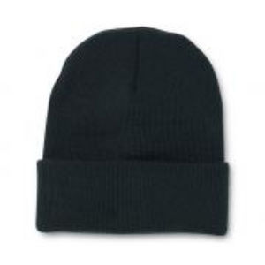 From Zumiez "Coal" Beenie. Plain black and ribbed